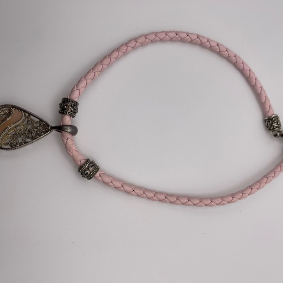 Rodeo Barbie Pink and Silver Pendant Necklace - Picture 3 of 7